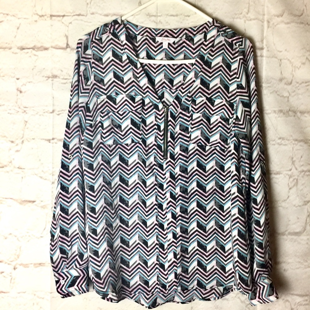 Candies Chevron Blouse